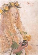 Suzanne,Study for For Karin-s Name-Day Carl Larsson